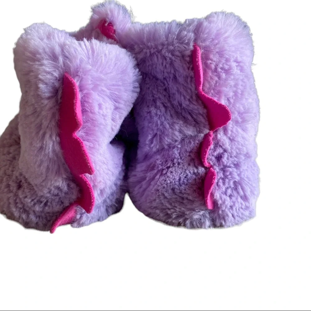 Carter’s Purple Monster Toddler slippers Size 9-10